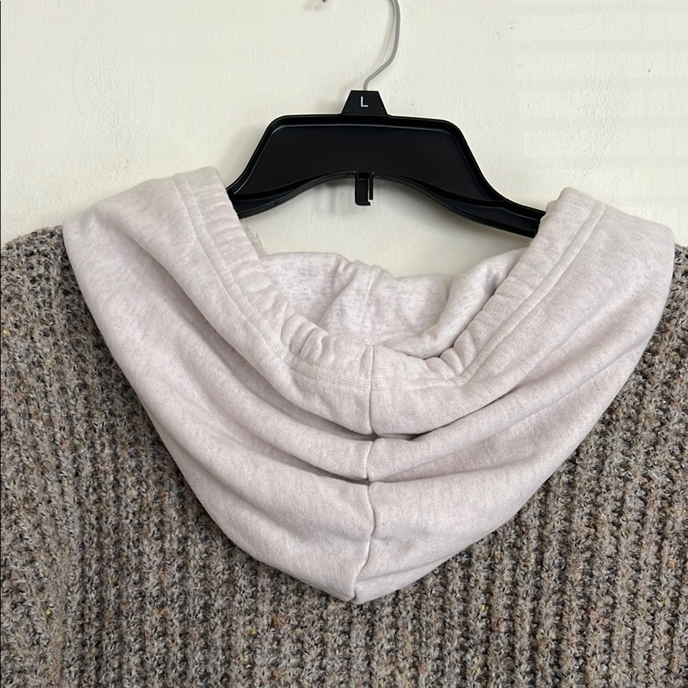 Aerie Offline Knit Sweater in Cream and Brown - Picture 9 of 10